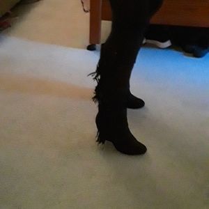 Fergalicious Primp by Fergie Fringe black Boots